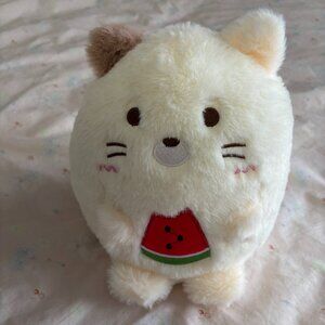 Kawaii Sumikko Gurashi Cat Watermelon Plush
